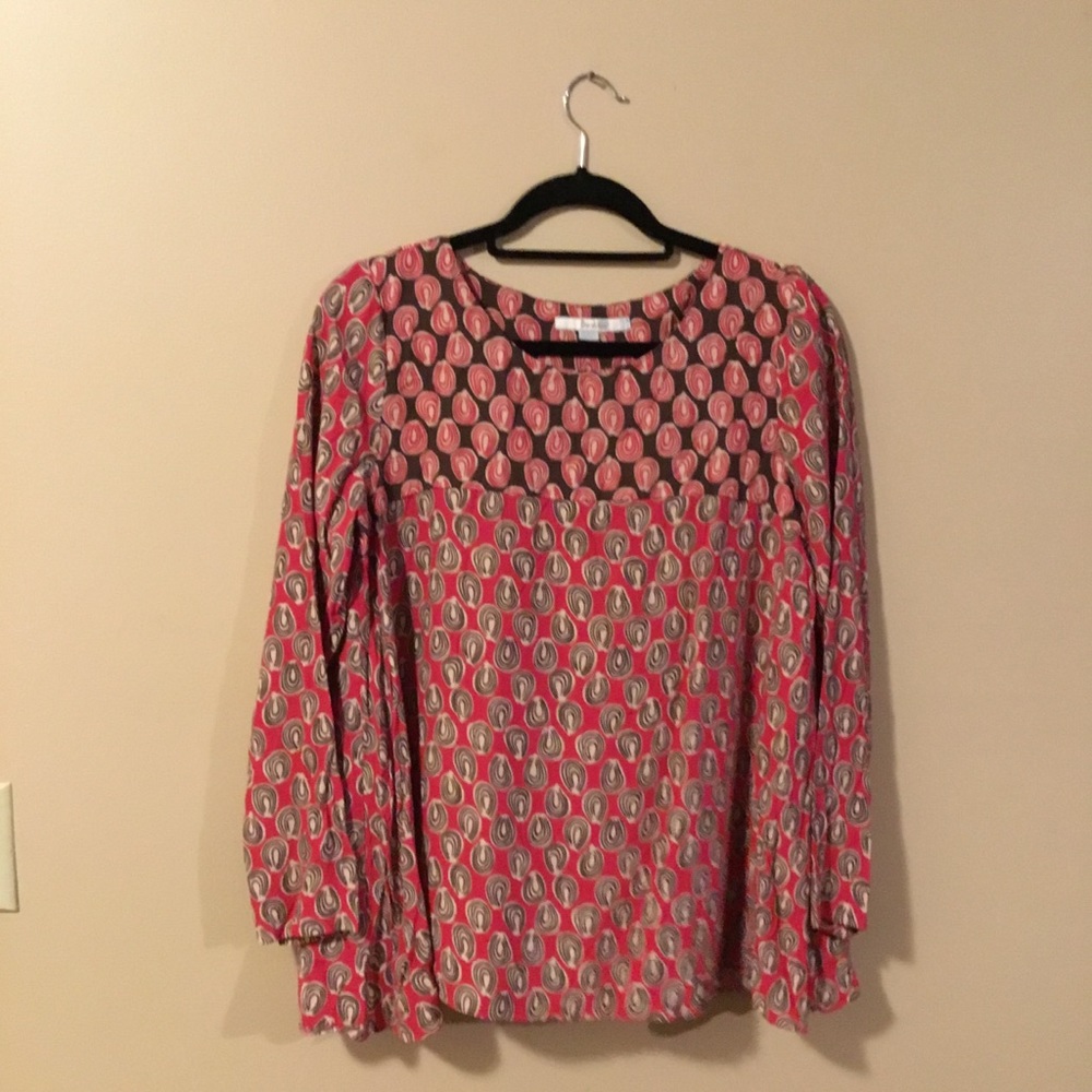 Boden Long sleeve scoopneck top